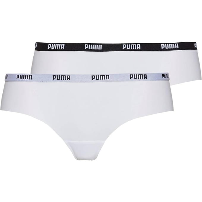 Puma Dames/Dames Brazilian Briefs (Set van 2) (Wit)