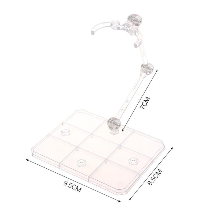 1PC Base de Figurine d'Action Âme à Trois Têtes Support d'Exposition Adapté pour Modèle HG1/144 Poupée Faite Main