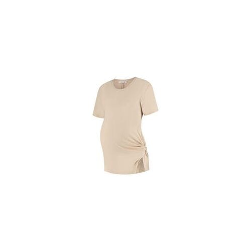 Prénatal zwangerschaps T-shirt Light Brown Melange L Dames
