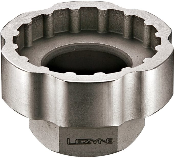 LEZYNE EXTERNAL BOTTOM BRACKET SOCKET TOOL NICKEL