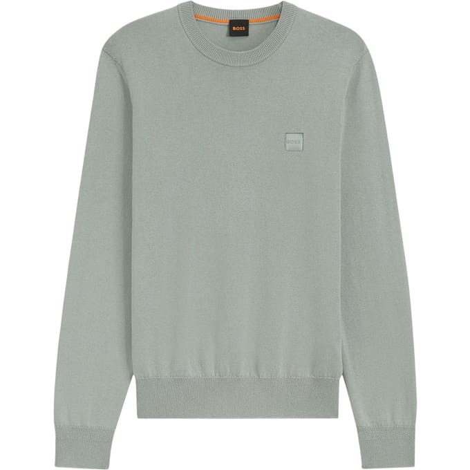 Boss Heren Kanovano Crew Hals Trui (Groen)