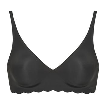 Sloggi Zero Microfibre 2.0 BH topje - 0004 Black - maat 36 (36) - Dames Volwassenen - Polyamide- 10214720-0004-36