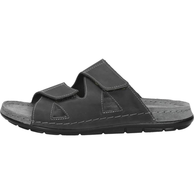 Rohde Heren slippers Open Teen - donkergrijs - Maat 40