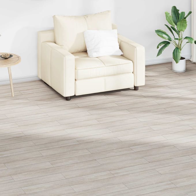 vidaXL - Vloerplanken - Eiken - Klassiek - Wit - 2,51 - m² - 18 - st - PVC