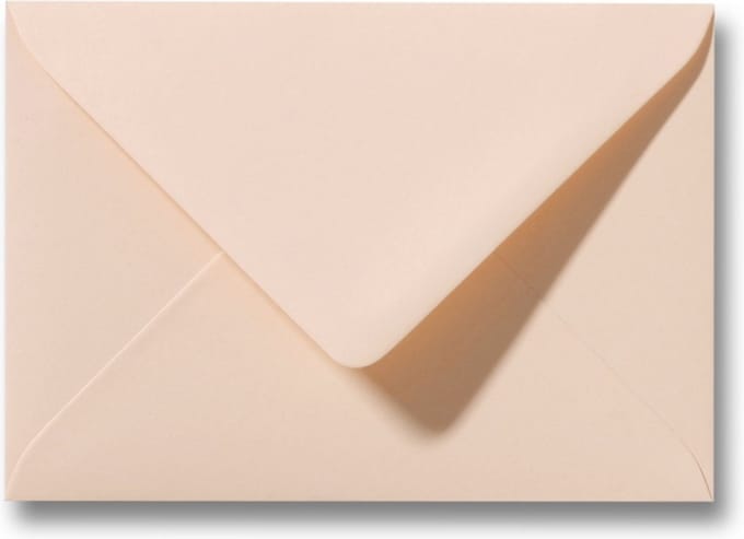 Envelop 15,6 x 22 cm Abrikoos 100 stuks