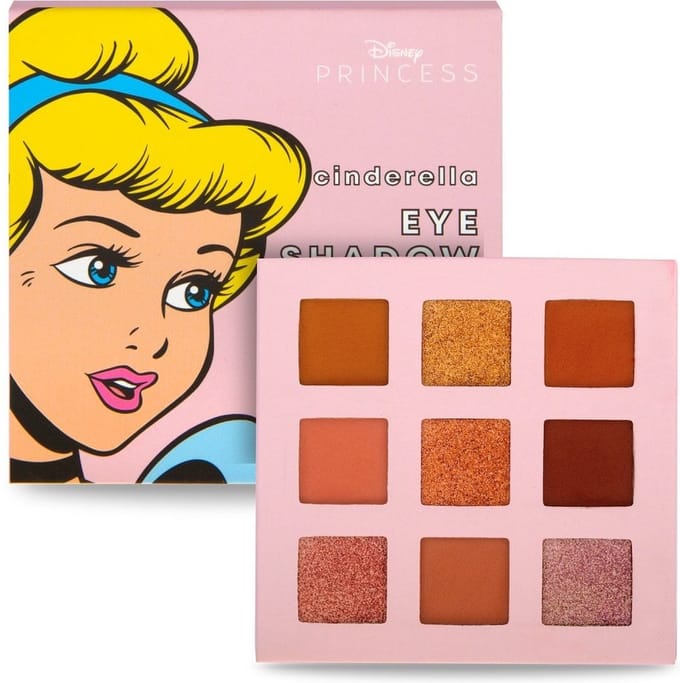 Oogschaduw Palet Mad Beauty DIsney Princess Cinderelle Mini (9 x 1,1 g)
