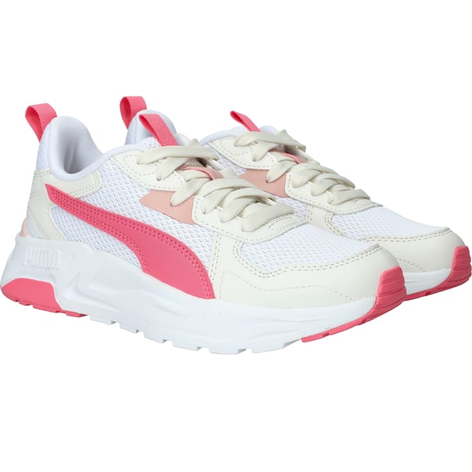 PUMA Trinity Lite Jr Unisex Sneakers - PUMA White-Magic Rose-Vapor Gray