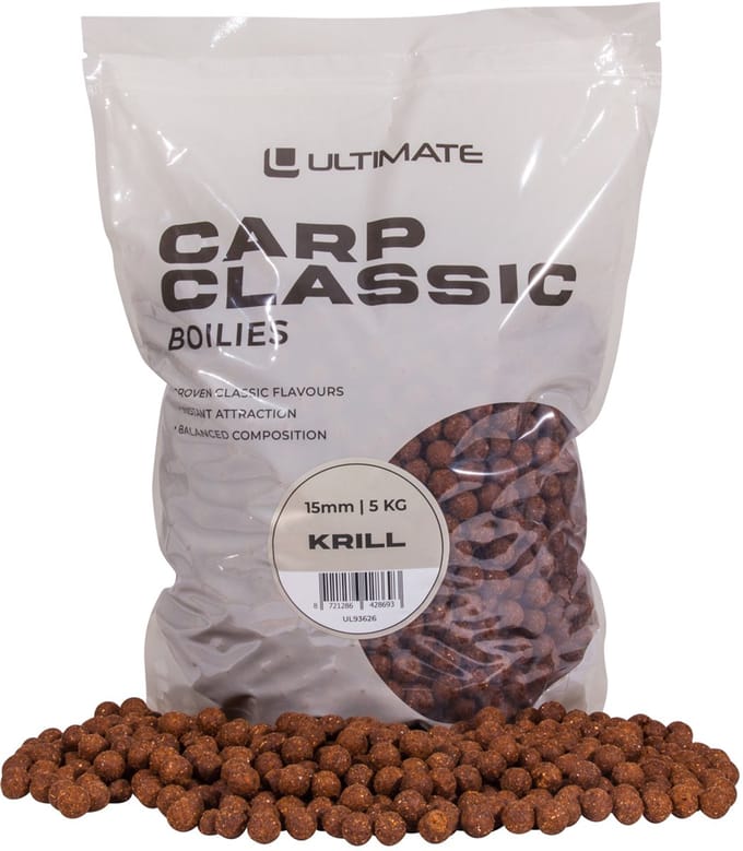 Ultimate Carp Classic Boilies 15mm 5kg - Krill - Boilies