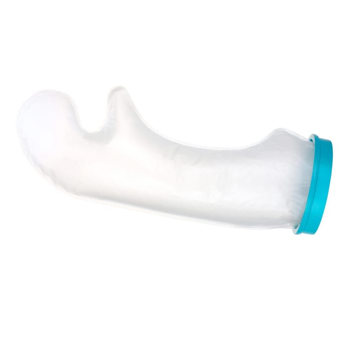 DoactBath Beschermende ArmbeschermerKinderen s Lange Armlengte 48cm PP Lijm   Siliconen Materiaal (Blauw white