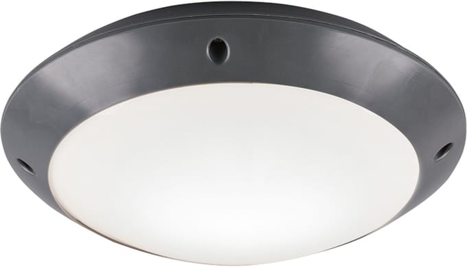 Trio - Plafondlamp CAMARO - Antraciet - 26x26x8.5 cm