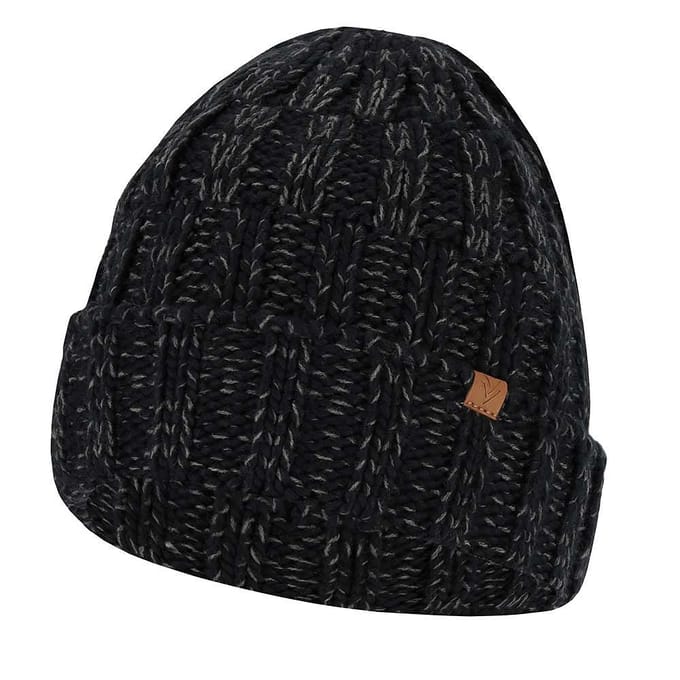 Skimuts heren - Knitted - One Size - Navy / Grijs