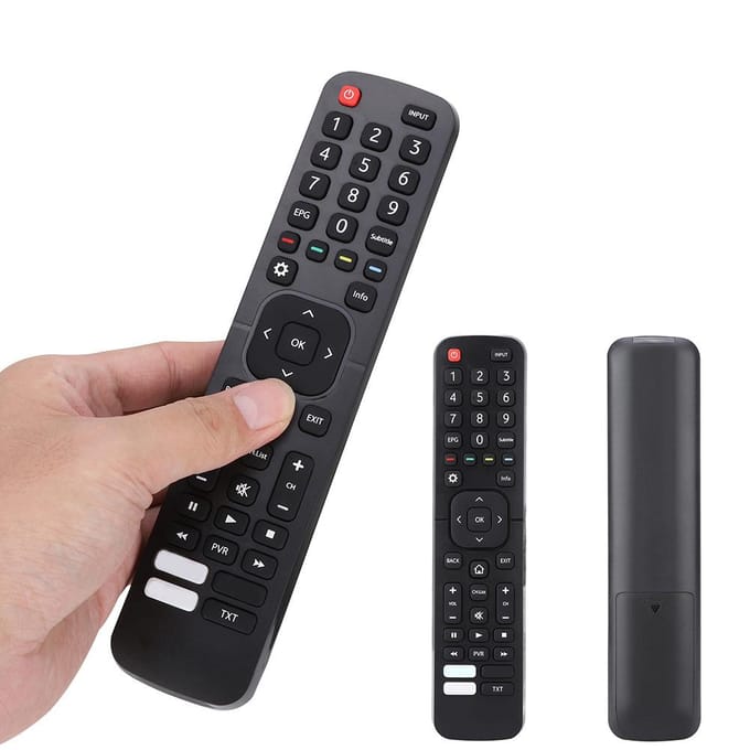 Télécommande de remplacement pour téléviseur HISENSE EN2X27HS blanc
