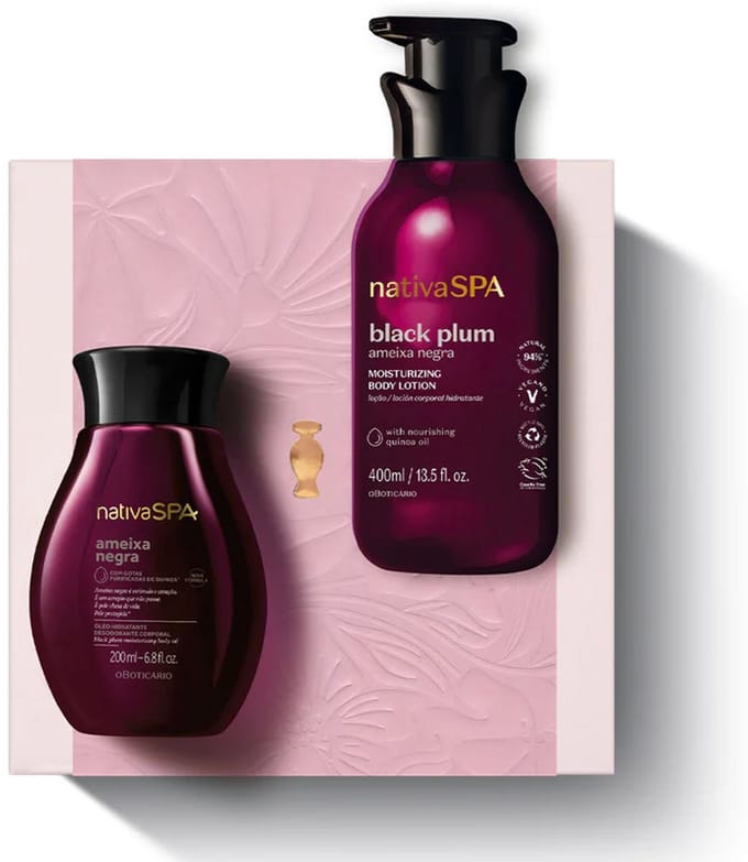 NATIVA SPA BLACK PLUM Geschenkset