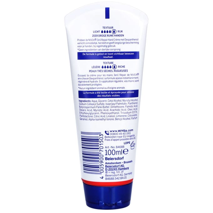 Nivea Handcrème 3-in-1 Repair 100 Crème