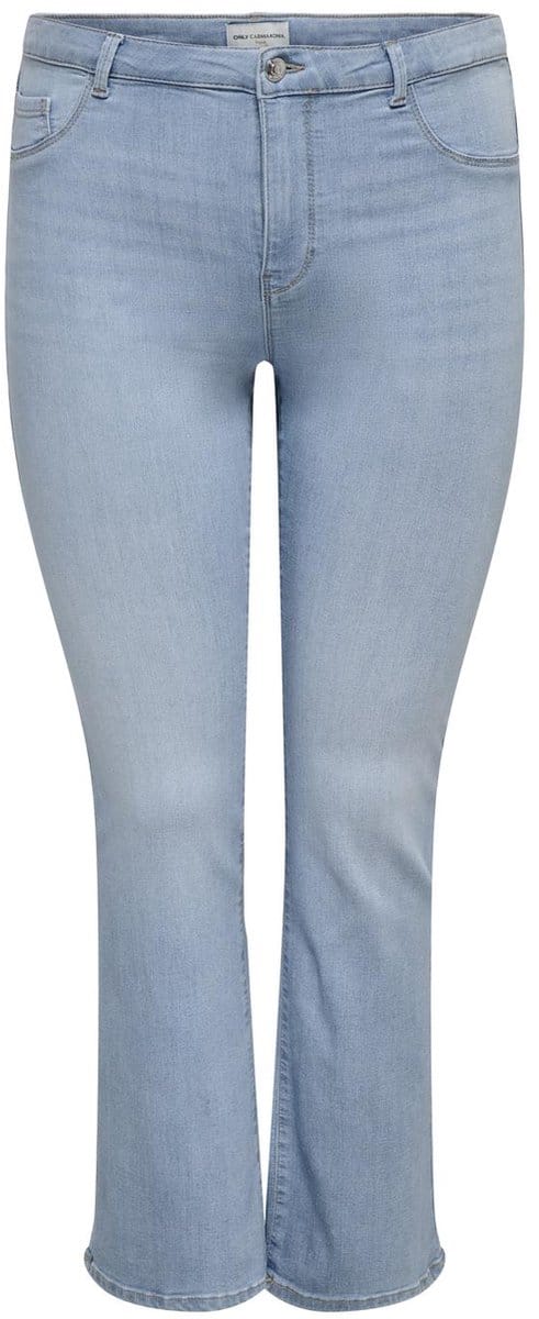 ONLY CARMAKOMA - CARTHUNDER MID PUSH UP FLARED DNM BJ09 Dames Jeans