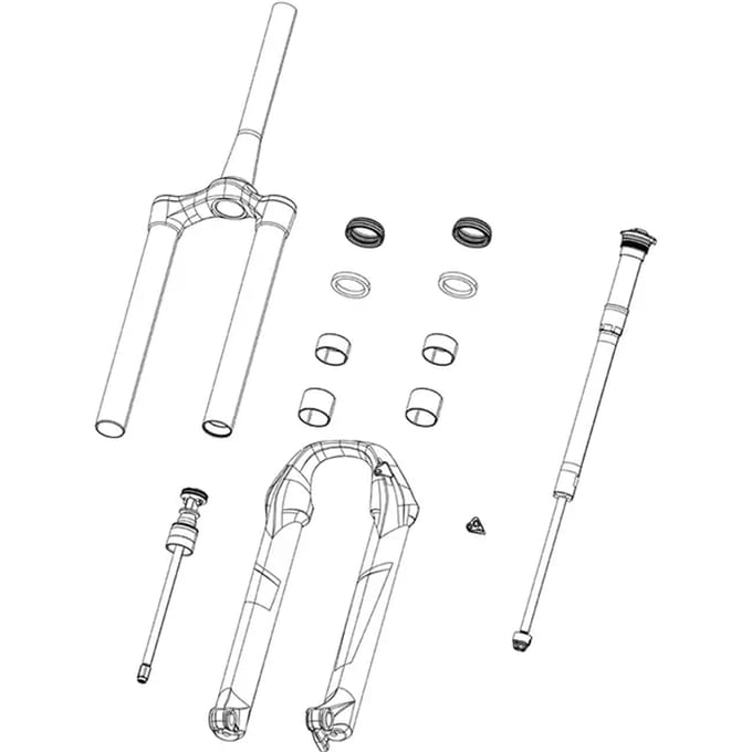 Reservefles voor vork Rockshox Sid Ultimate B4 2020+ 29" Boost