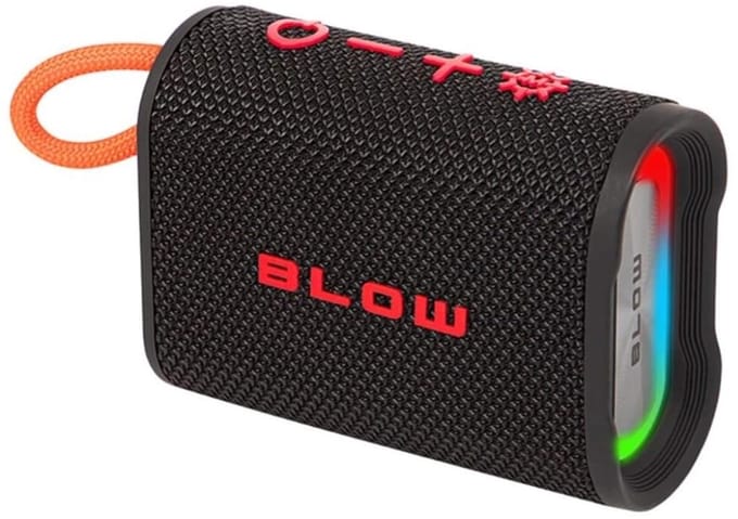 Blow Aqua Tune RGB Bluetooth Speaker 5W - BT 5.3 - 5V - USB-C - IP67 - Zwart