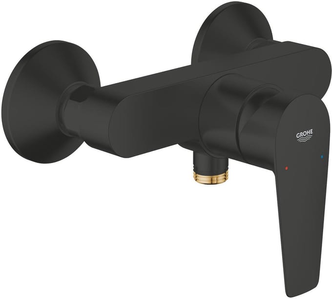 GROHE Start Edge Douchemengkraan – Wandmontage – SmoothControl – Inclusief S-koppelingen – Matte Black
