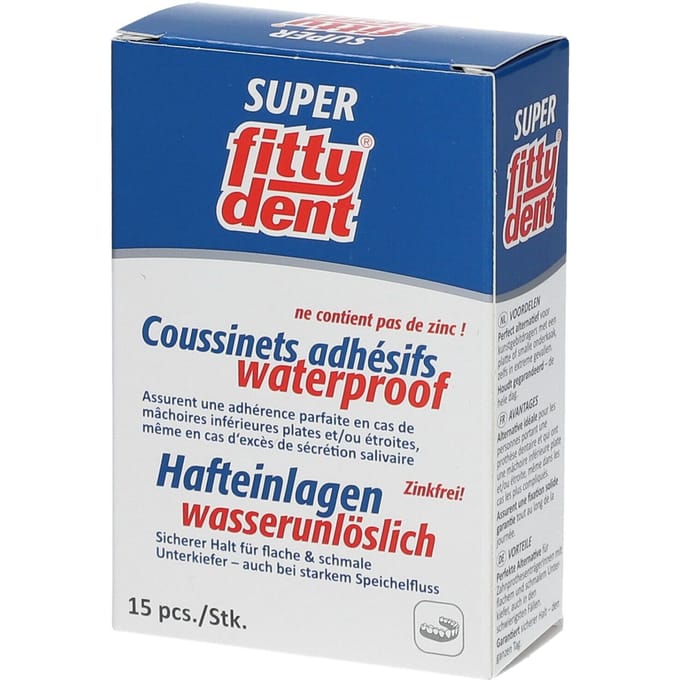 Fittydent Kleefstrips voor Onderprothesen 15 Stroken