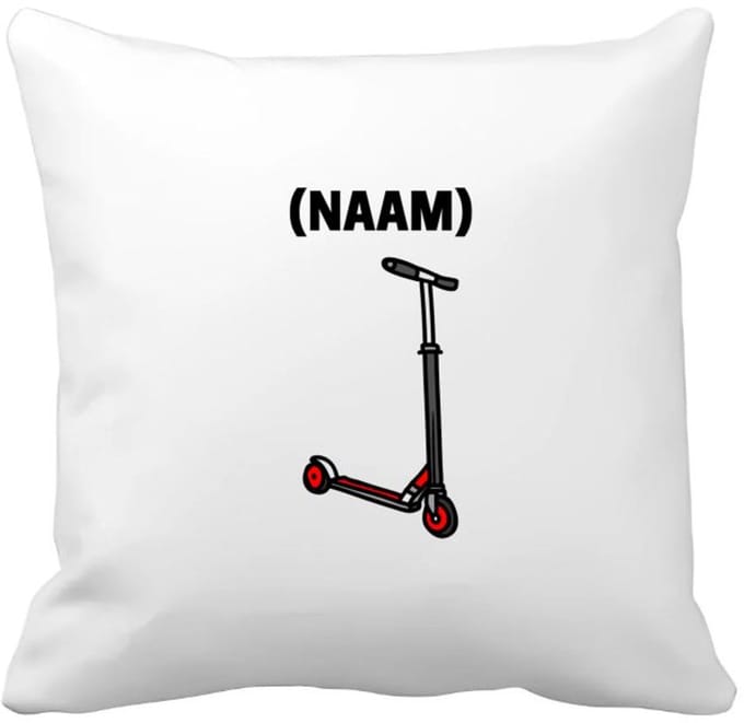 Akyol - step met eigen naam Kussen hoes - Sport - skaters - skaten - 40 bij 40 cm