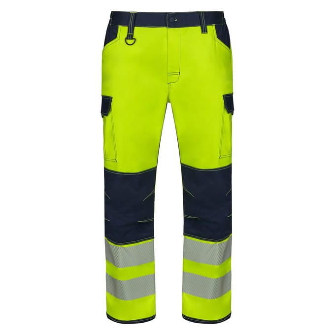 Rekbare Werkbroek met Kniebeschermers en Reflecterende Strips Velilla
