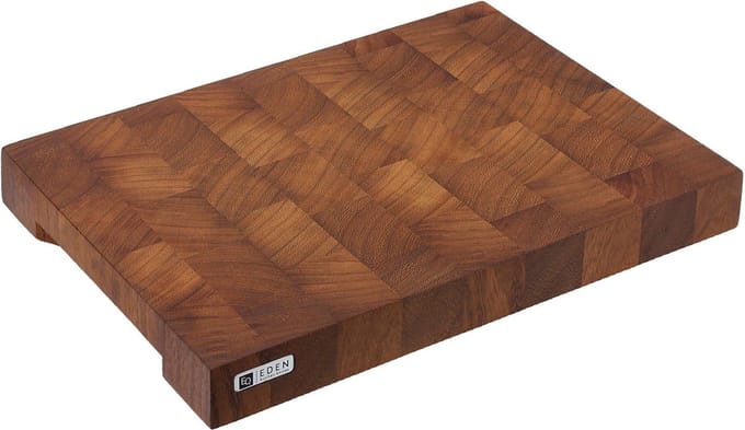Eden Luxe Handgemaakte Snijplank 37x27 cm EQP006-3727 Irokohout