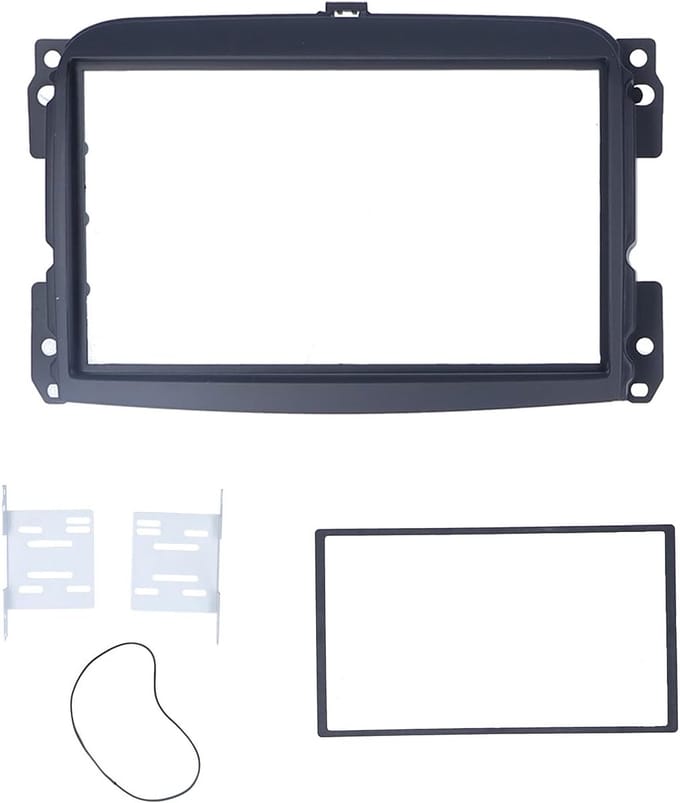 2Din Stereo Radio Fascia Central Control Audio DVD Navigation Frame voor 500L - 2012-2015 - Auto-accessoires - Installatie