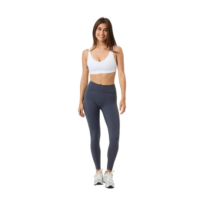 Björn Borg dames Sleek Tights - dames sportlegging - grijs