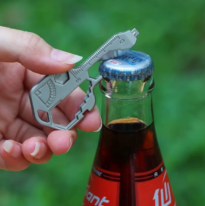 Actie4you® - 24 in 1 Multi Gereedschap Sleutel - Survival Tool - Multitool Sleutel – Zilver