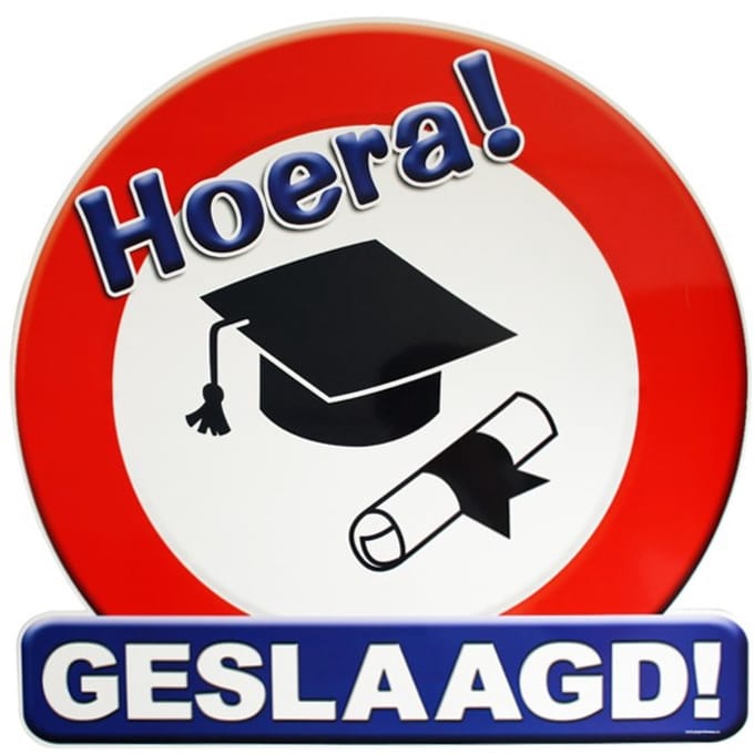 Paperdreams - Huldeschild - Geslaagd