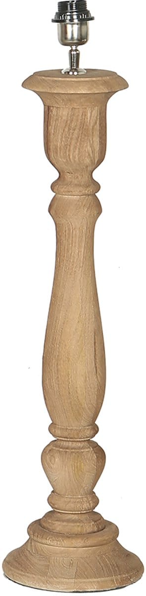 by Mooss - Tafellamp - Boston - Sunburn - Naturel - Hout - Robuust - Sandblast - 70cm