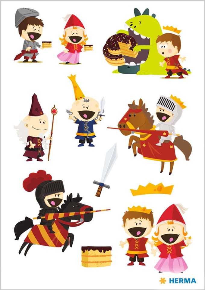 HERMA 3461 Stickers Décor Prinsessen
