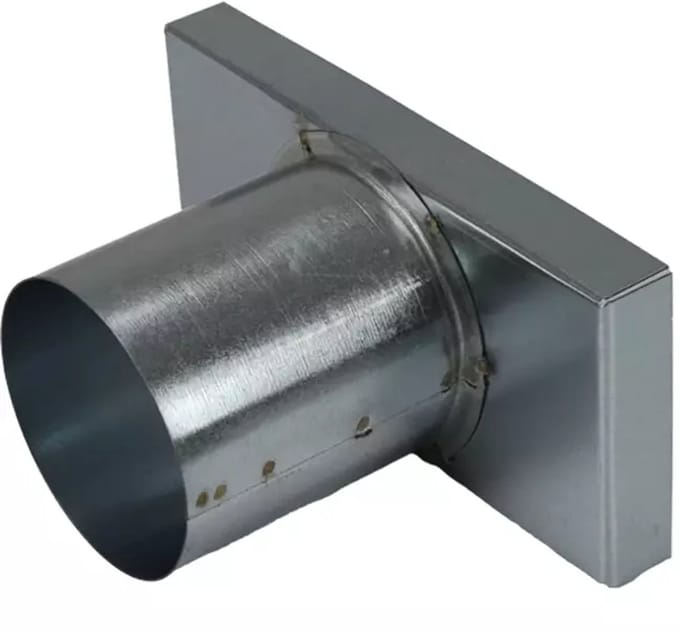 Deksel 170x80 met aansluiting Ã˜80mm tbv instortkanaal