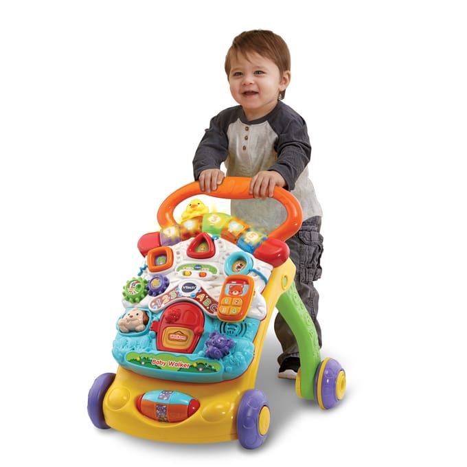 VTech 2 in 1 Baby Walker - Loopwagen Baby - Licht & Geluid - Nederlands Gesproken Speelgoed