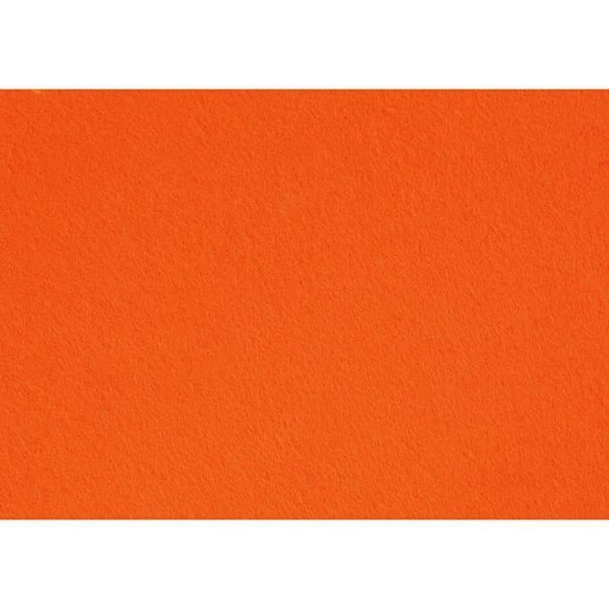 Creativ Company Hobby Felt Orange A4 10 Sheets