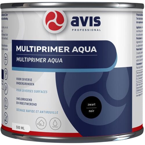 Avis Aqua Multiprimer Zwart 500 ml