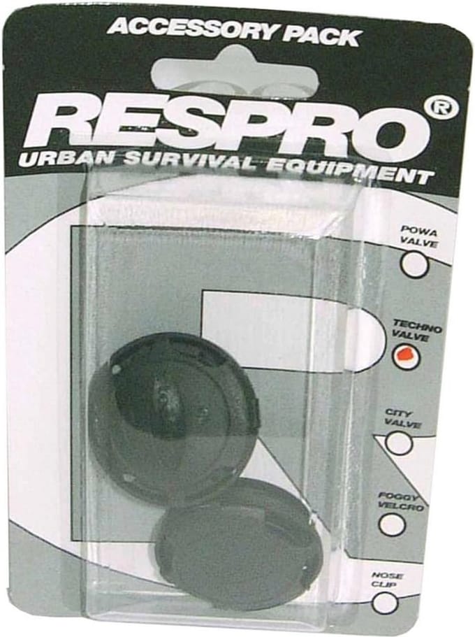 Universele Ventielen voor City Maskers - 2-Pack Zwart