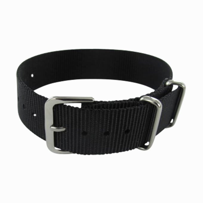 CO88 Watch strap IPS for 36mm case nato black