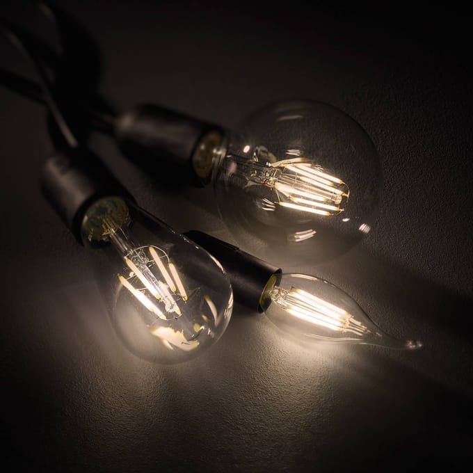 TRIO LAMPE - Lichtbronnen - Transparant helder - E14 - 4 5W - 2700K - 470lm