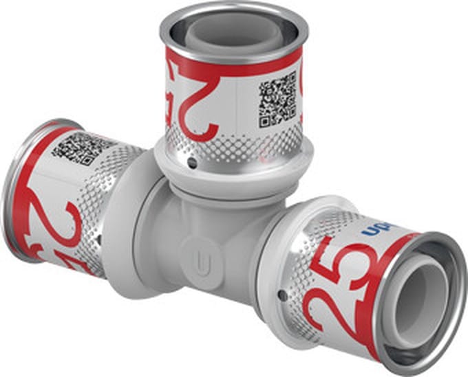 Uponor S-Press Plus PPSU T-stuk - 25 mm pers