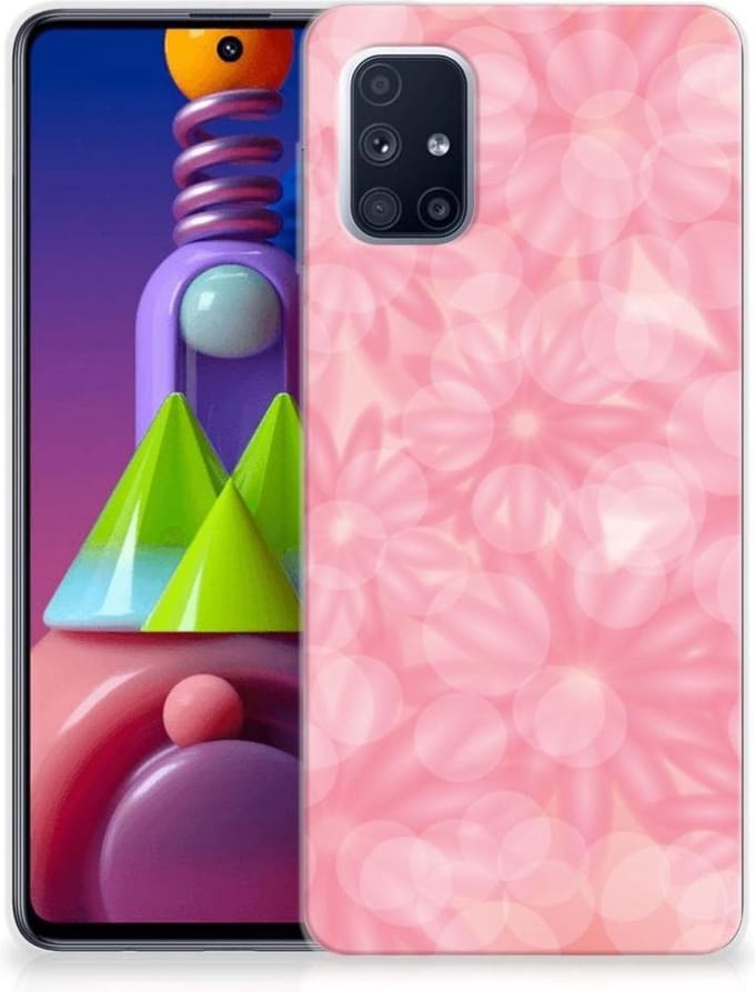 Samsung Galaxy M51 TPU Case Spring Flowers