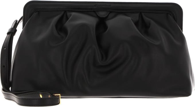 COCCINELLE Leren Schoudertas Diletta Handbag Noir Zwart