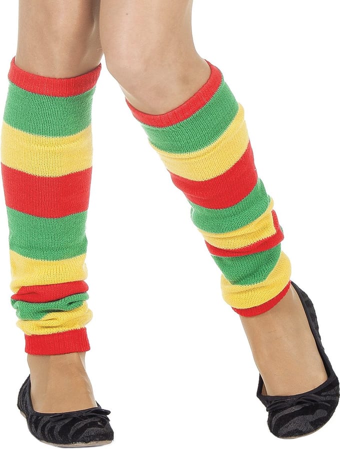 Beenwarmers - Been Warmers - Rood/Geel/Groen- Carnaval - One Size - Een Paar