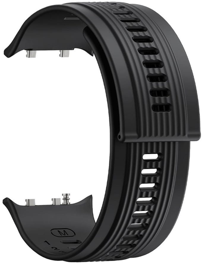 Siliconen bandje - geschikt voor Huawei Watch D2 - zwart