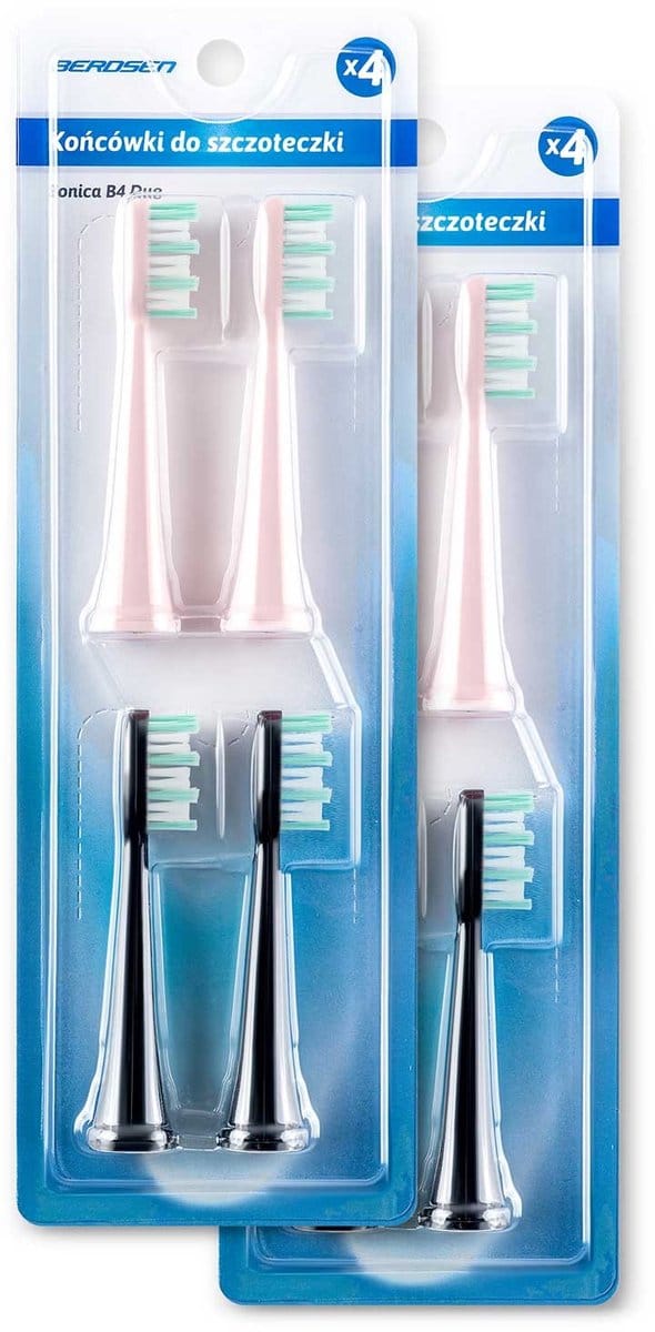 Sonic toothbrush opzetstukken Berdsen DUO - 8 stuks