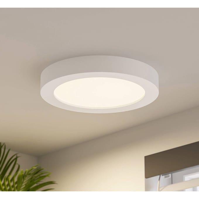 PRIOS LED plafondlamp Edwina, wit, 25 cm, CCT, IP44