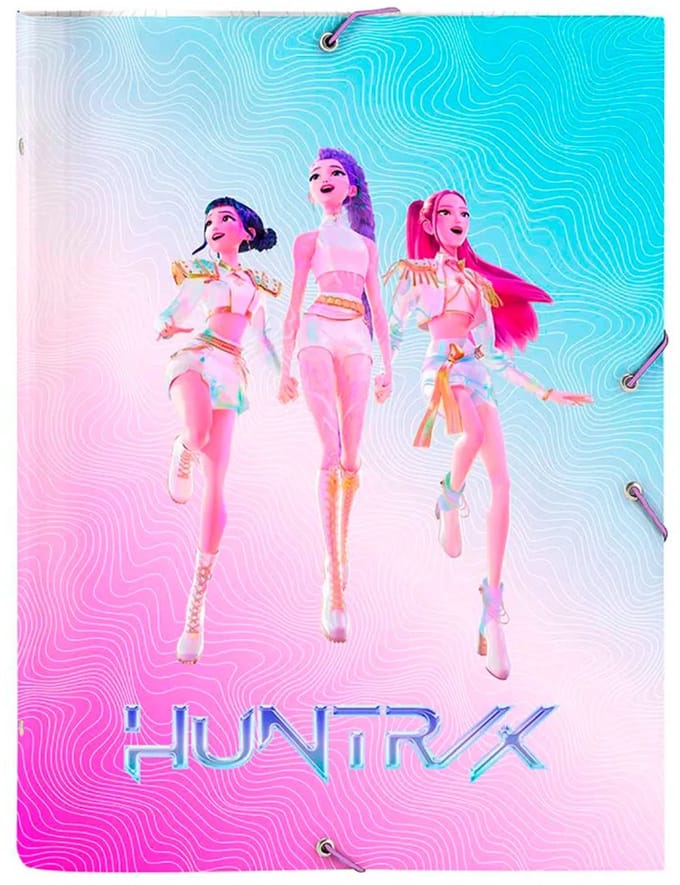 K-Pop Demon Hunters Ducomentenmap A4 - KPop schoolmap. 26x33,5x4cm