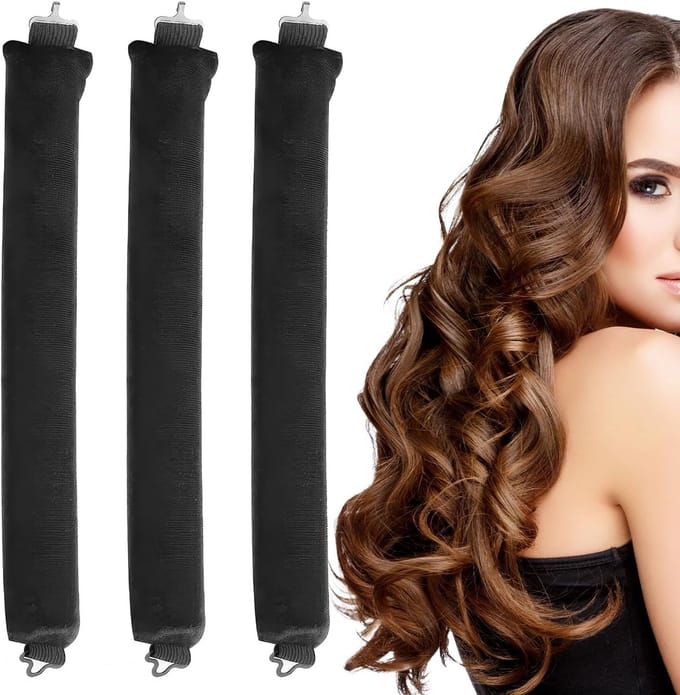 Heatless Curlers - Ideaal voor Golvend Haar, Set van 3