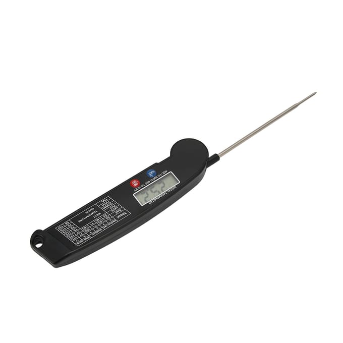 Vleesthermometer Multifunctionele Direct Afleesbare Digitale BBQ Vleesthermometer voor Keuken Eten Koken zwart