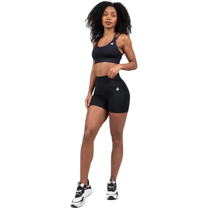 Gorilla Wear Whitney Seamless Shorts - Zwart - M/L
